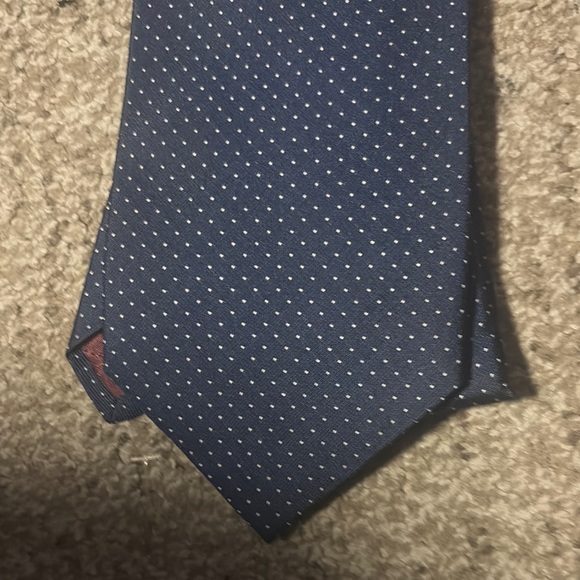 Blue Silk Classic Tie Accessory - Picture 5 of 6